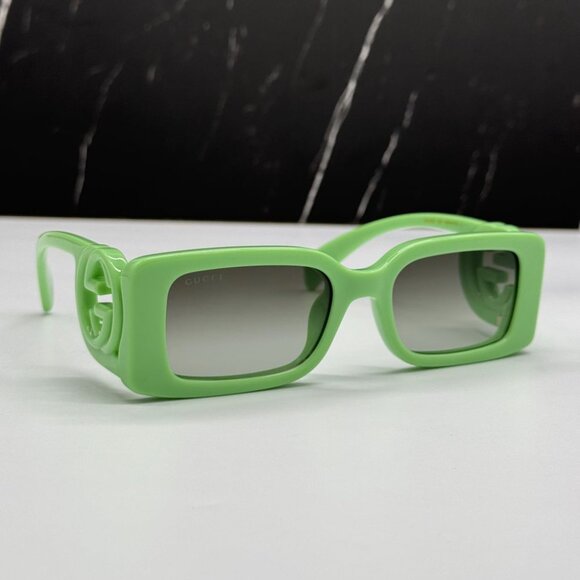 NEW GG1325S 004 GUCCI SUNGLASSES GREEN WOMEN EYEWEAR GUCCI - Picture 7 of 14